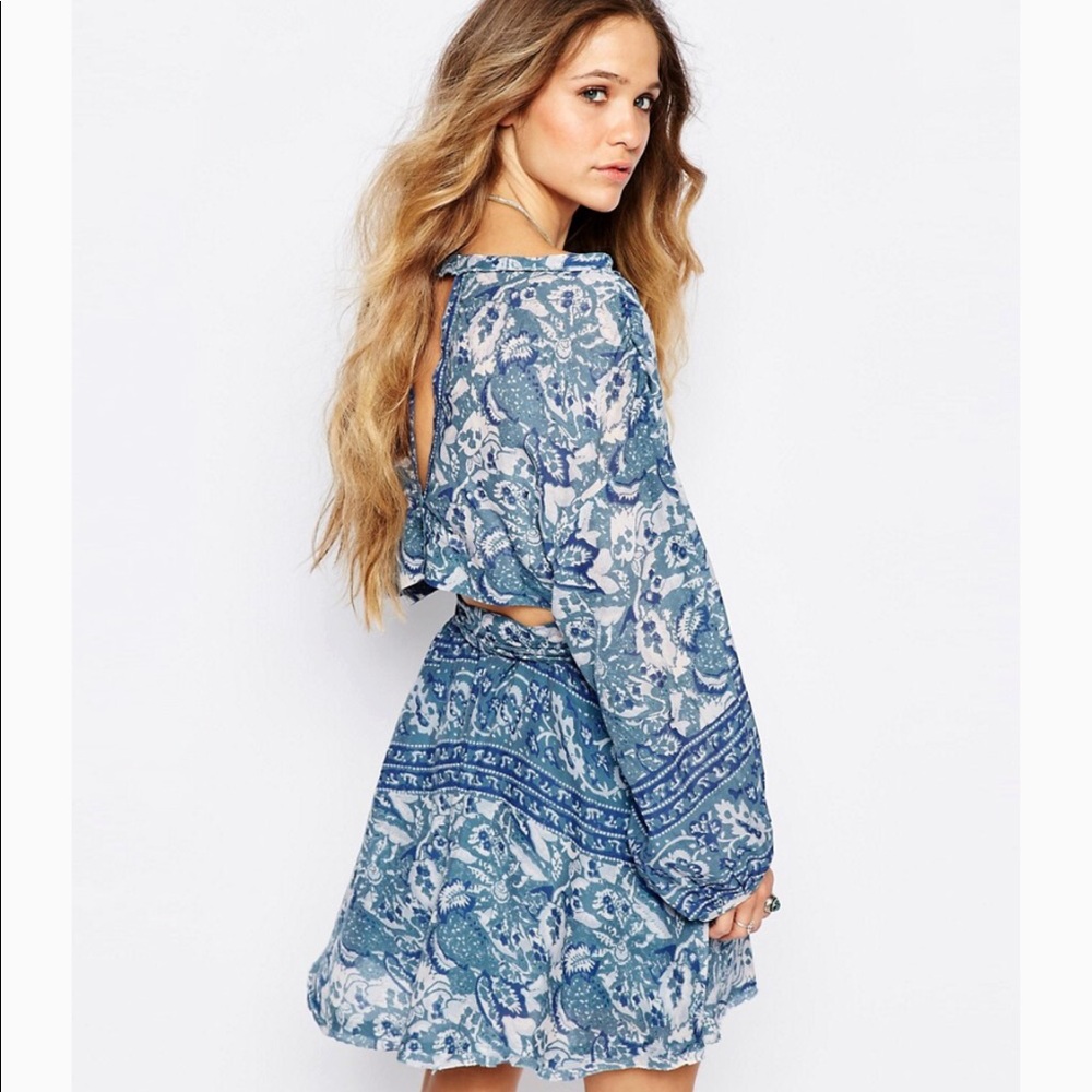 $128 NWT💙FREE PEOPLE Tunic/ Dress - Picture 3 of 8